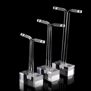 Hög kvalitet Tabletop Akryl Smycken Örhänge Display Stand