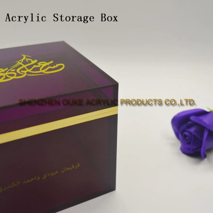 Factory Custom Size Perspex Boxes Acrylic Box Storage Lucite Box With Lid