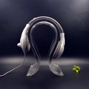 Mode Design Bästa Hörlursstativ Headset Hållare Akryl Hörlurar Hängare