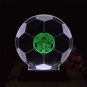 Anpassade kreativa bollen form Led Display belysning akryl Led ljuslåda monter