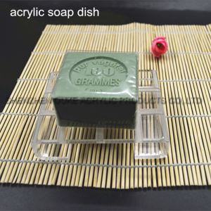Hotel akryl Soap Dish toppen Square Soap fack maträtt innehavaren grossist anpassade