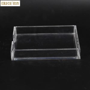 Klar rektangel Durable Recycled Acrylic Tray